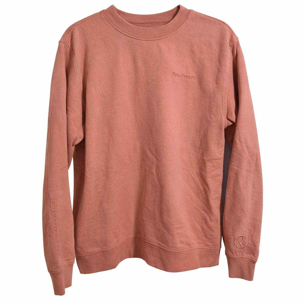 Rare Beauty Pink Crewneck Sweatshirt “Use Kind Words” – Size Medium